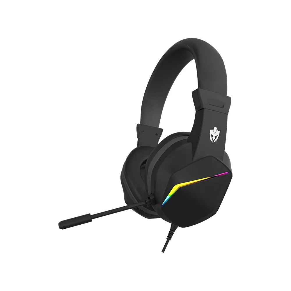 Headset Gamer Evolut Rocker Drivers 50mm Conexão USB Iluminação Rainbow Preto EG310