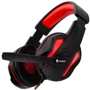 Headset Gamer Evolut Thoth Vermelho EG305RD