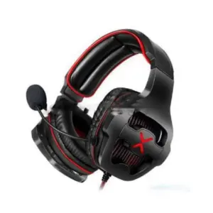 Headset Gamer Exbom Vermelho e Preto HF-G650