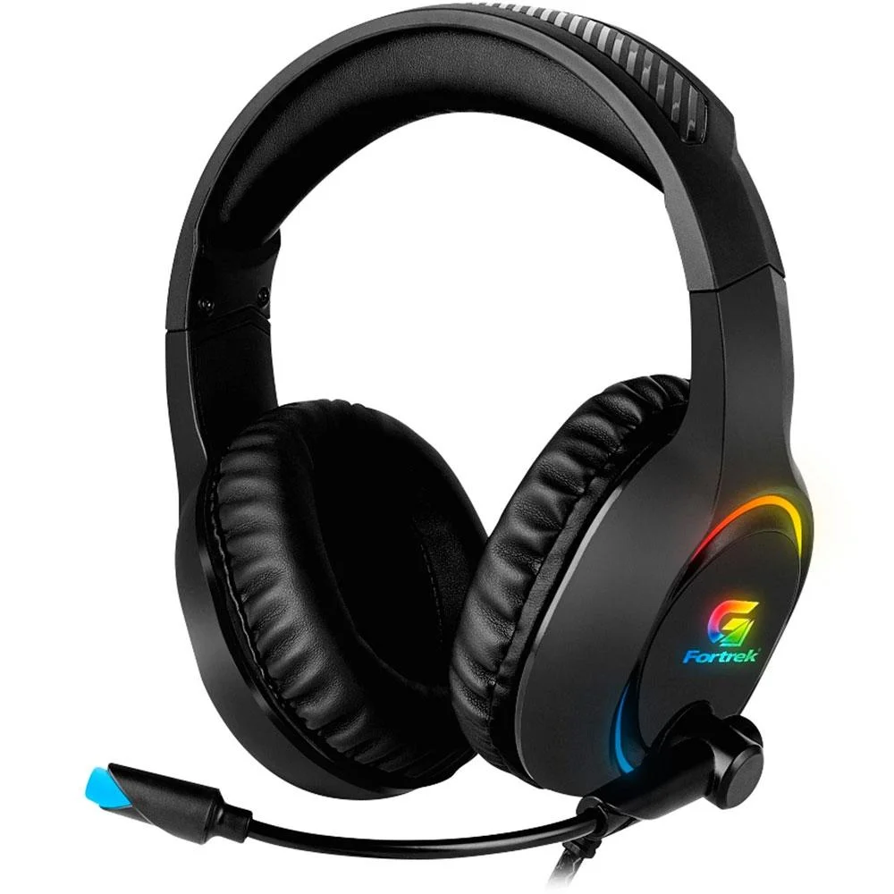 Headset Gamer Fortrek Holt com RGB Drivers 50mm 70552