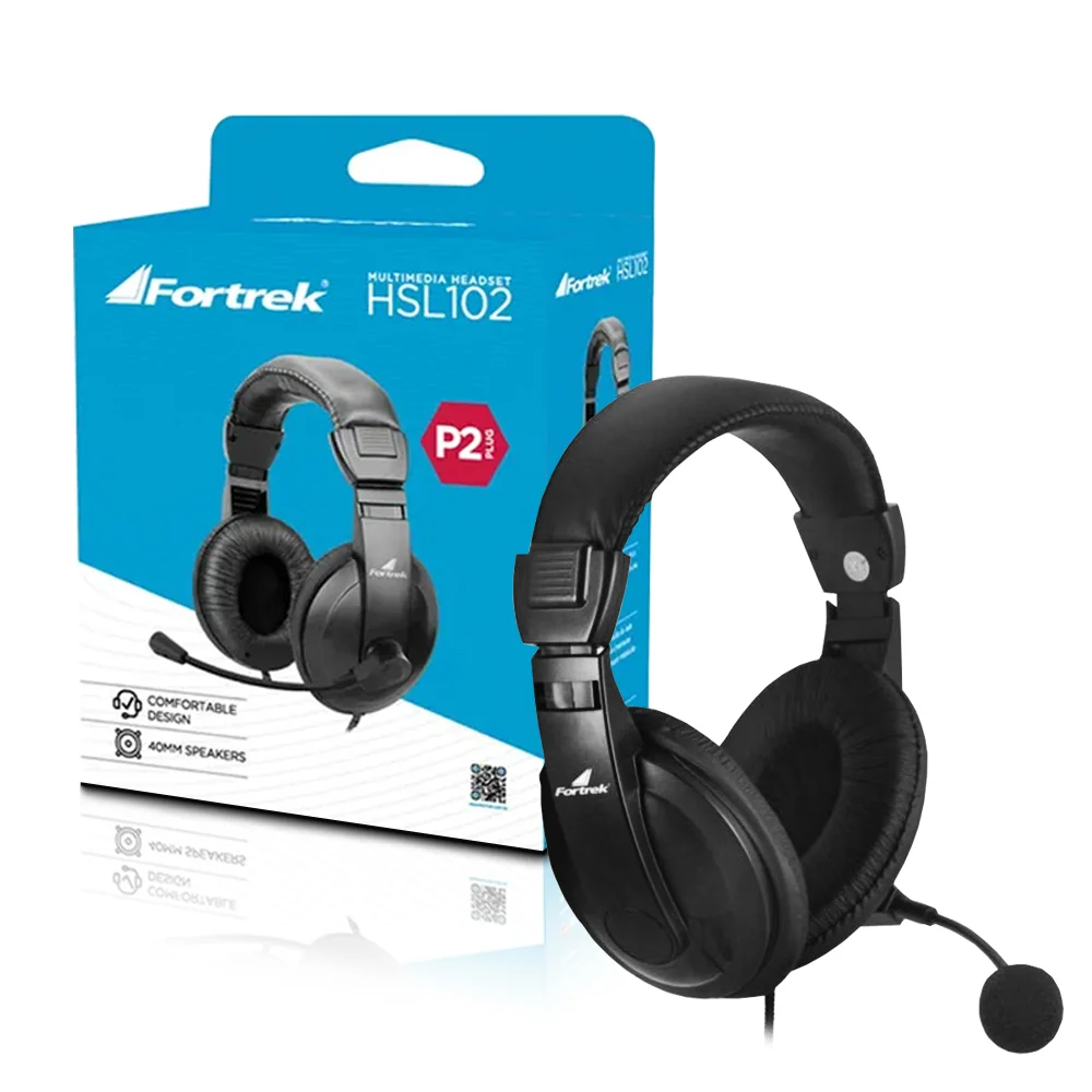 Headset Gamer Fortrek Multiplataforma Preto HSL-102