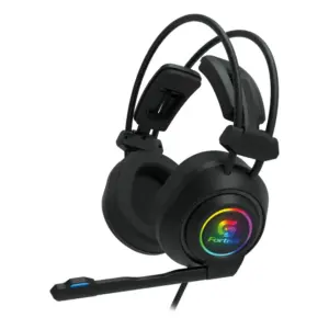 Headset Gamer Fortrek Vickers com RGB 50mm P2 + USB com Adaptador P3 Preto 70556 Headset Gamer Fortrek Vickers com RGB 50mm P2 + USB com Adaptador P3 Preto 70556
