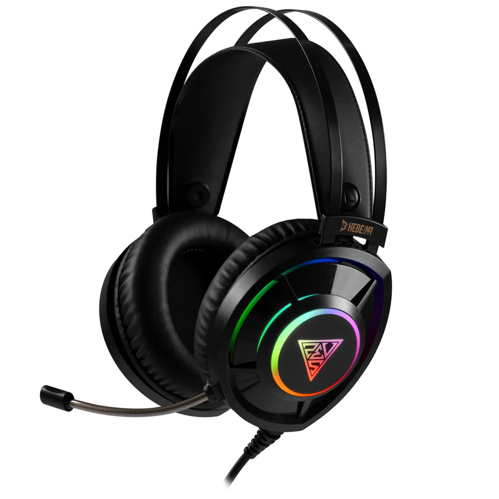 Headset Gamer Gamdias Hebe M3 7.1 Som Surround RGB Drivers 50mm USB Preto