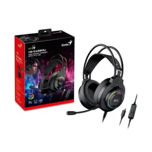 Headset Gamer Genius HS-GX580U Preto Headset Gamer Genius HS-GX580U Preto