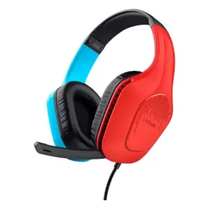 Headset Gamer GXTrust Zirox para Switch P3 Microfone Dobrável Design Leve Azul/Vermelho 416S 25423 Headset Gamer GXTrust Zirox para Switch P3 Microfone Dobrável Design Leve Azul/Vermelho 416S 25423
