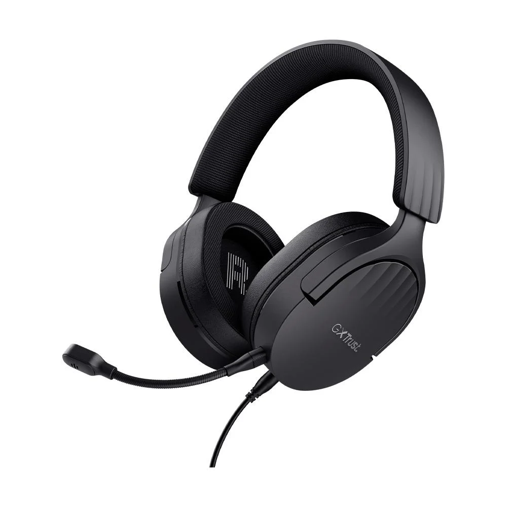 Headset Gamer GXTrust Fayzo Multiplataforma P3 com Microfone Destacável e Cancelamento de Ruído Preto 489 24898