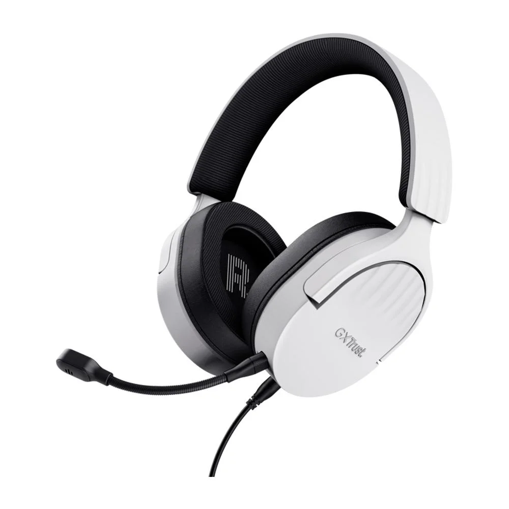 Headset Gamer GXTrust Fayzo Multiplataforma P3 com Microfone Destacável e Cancelamento de Ruído Branco 489W 25210