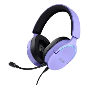 Headset Gamer GXTrust Fayzo com Iluminação LED Microfone Destacável e Cancelamento de Ruído Roxo 490P 25303 Headset Gamer GXTrust Fayzo com Iluminação LED Microfone Destacável e Cancelamento de Ruído Roxo 490P 25303