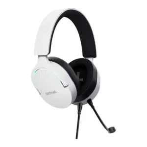 Headset Gamer GXTrust Fayzo com Iluminação LED Microfone Destacável e Cancelamento de Ruído Branco 490W 25302 Headset Gamer GXTrust Fayzo com Iluminação LED Microfone Destacável e Cancelamento de Ruído Branco 490W 25302