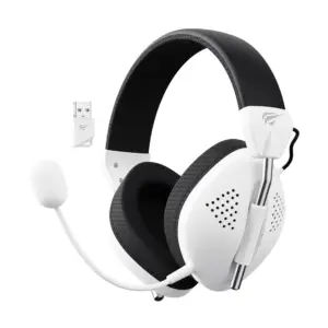 Headset Gamer Havit Gamenote Fuxi H4 Bluetooth 2.4GHz Type-C Branco Headset Gamer Havit Gamenote Fuxi H4 Bluetooth 2.4GHz Type-C Branco