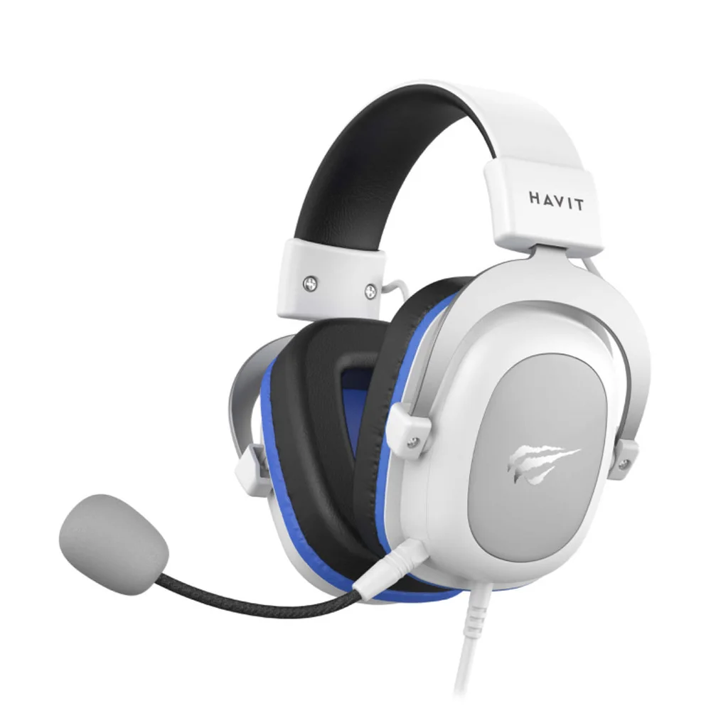 Headset Gamer Havit Gamenote H2002D Branco/Preto