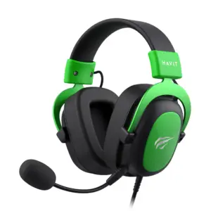 Headset Gamer Havit Gamenote H2002D Preto/Verde Headset Gamer Havit Gamenote H2002D Preto/Verde