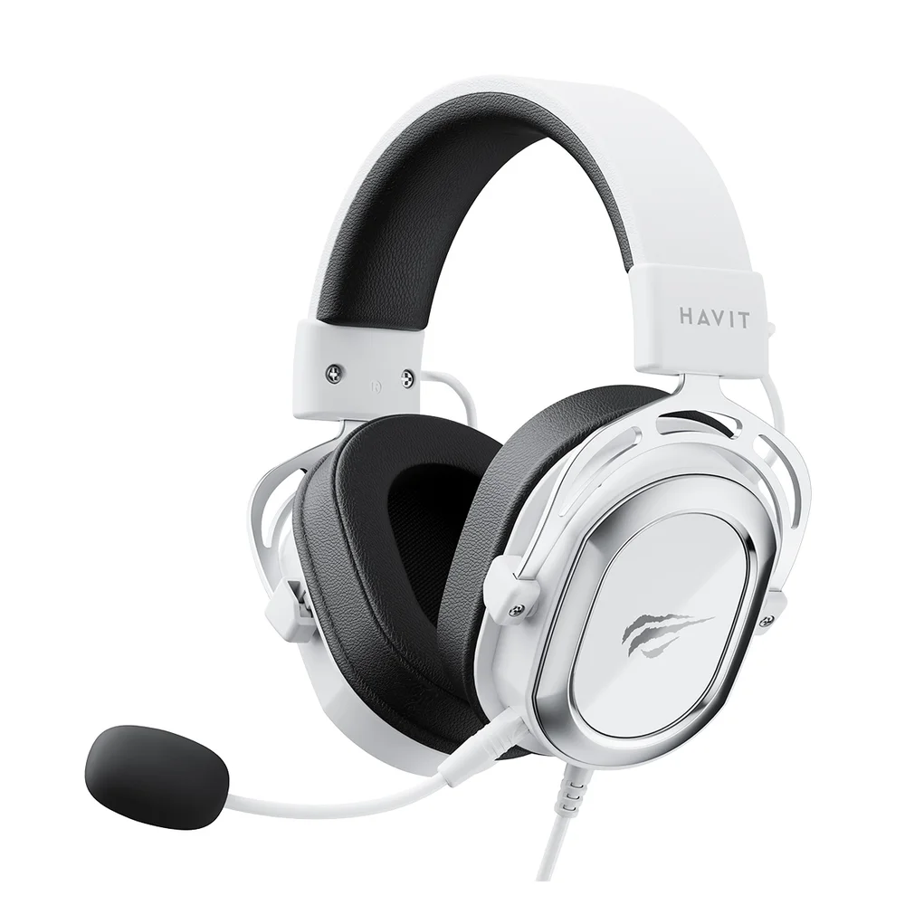 Headset Gamer Havit Gamenote H2008D com Microfone Branco/Preto