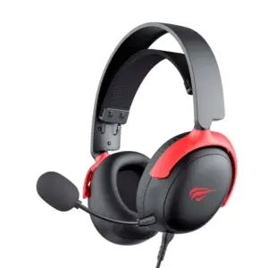 Headset Gamer Havit Gamenote H2015F 3.5mm Drivers 53mm Preto/Vermelho Headset Gamer Havit Gamenote H2015F 3.5mm Drivers 53mm Preto/Vermelho