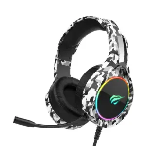Headset Gamer Havit Gamenote H2232D RGB Camuflado Cinza Headset Gamer Havit Gamenote H2232D RGB Camuflado Cinza