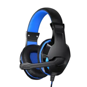 Headset Gamer Havit Gamenote H763D Preto/Azul Headset Gamer Havit Gamenote H763D Preto/Azul