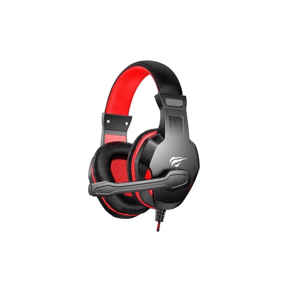 Headset Gamer Havit GT-H763 P2 Drivers 40mm Preto e Vermelho
