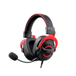 Headset Gamer Havit H2002E Pro High-end Over-ear Espuma de Memória Microfone Preto HV-H2002E Pro