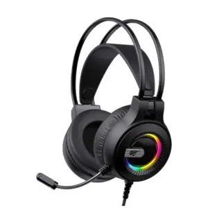 Headset Gamer Havit H2040D 50mm RGB USB 2x P2 3.5mm Preto
