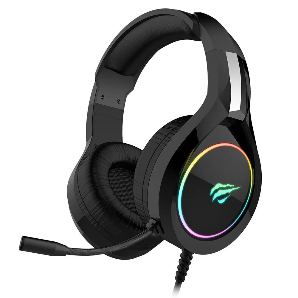 Headset Gamer Havit H2232D com RGB Drivers 50mm
