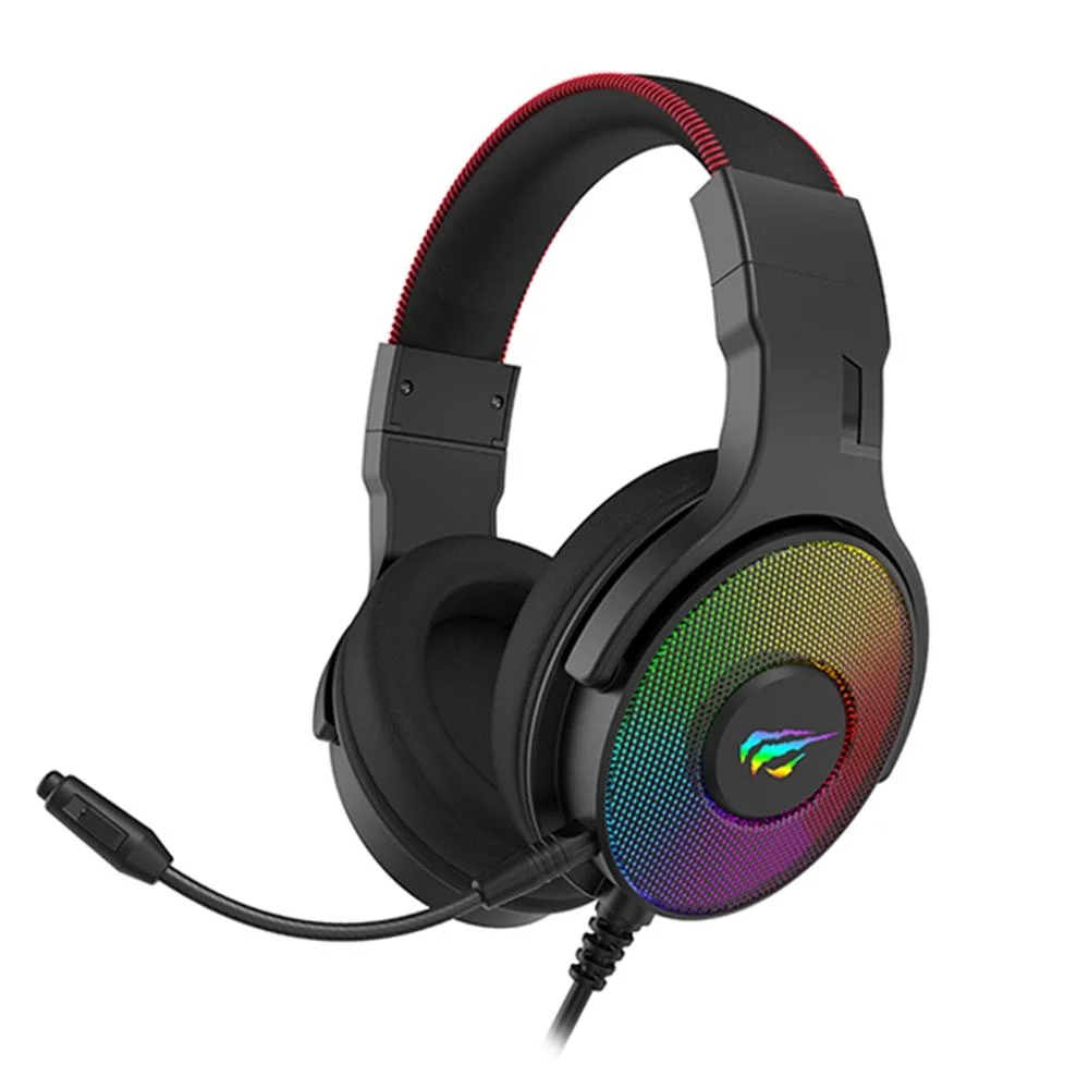 Headset Gamer Havit HV-H2028U 3D Surround Estéreo RGB Drivers 50mm USB Preto