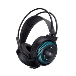 Headset Gamer HP DHE-8001U Conexão USB 50mm Preto