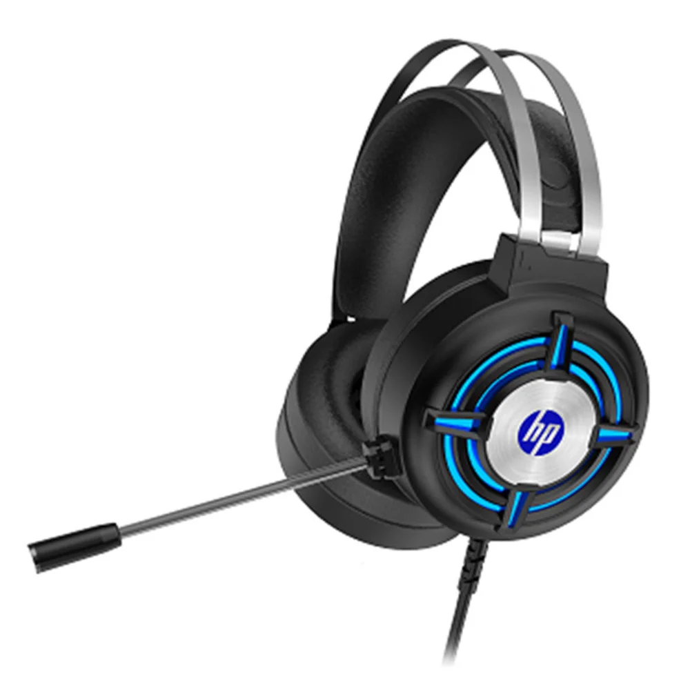 Headset Gamer HP H120 Estéreo com Microfone e LED P2 Preto