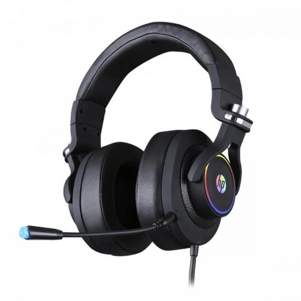 Headset Gamer HP H500GS 7.1 Surround RGB Drivers 50mm USB Preto