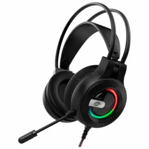 Headset Gamer K-Mex AR63 7.1 com LED RGB e Microfone Flexível USB Preta