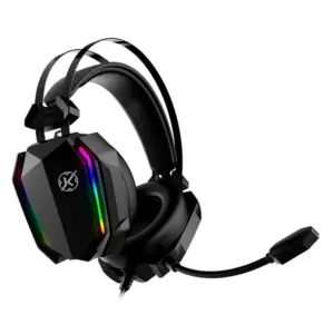 Headset Gamer Kalkan Hugin com RGB e Adaptador USB Tipo-C Preto KLK00021
