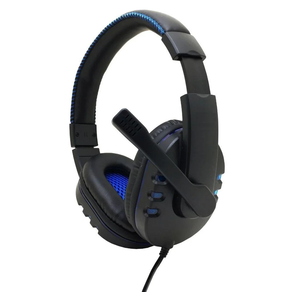 Headset Gamer Knup para PC MAC Linux PS3 PS4 Preto KP-359