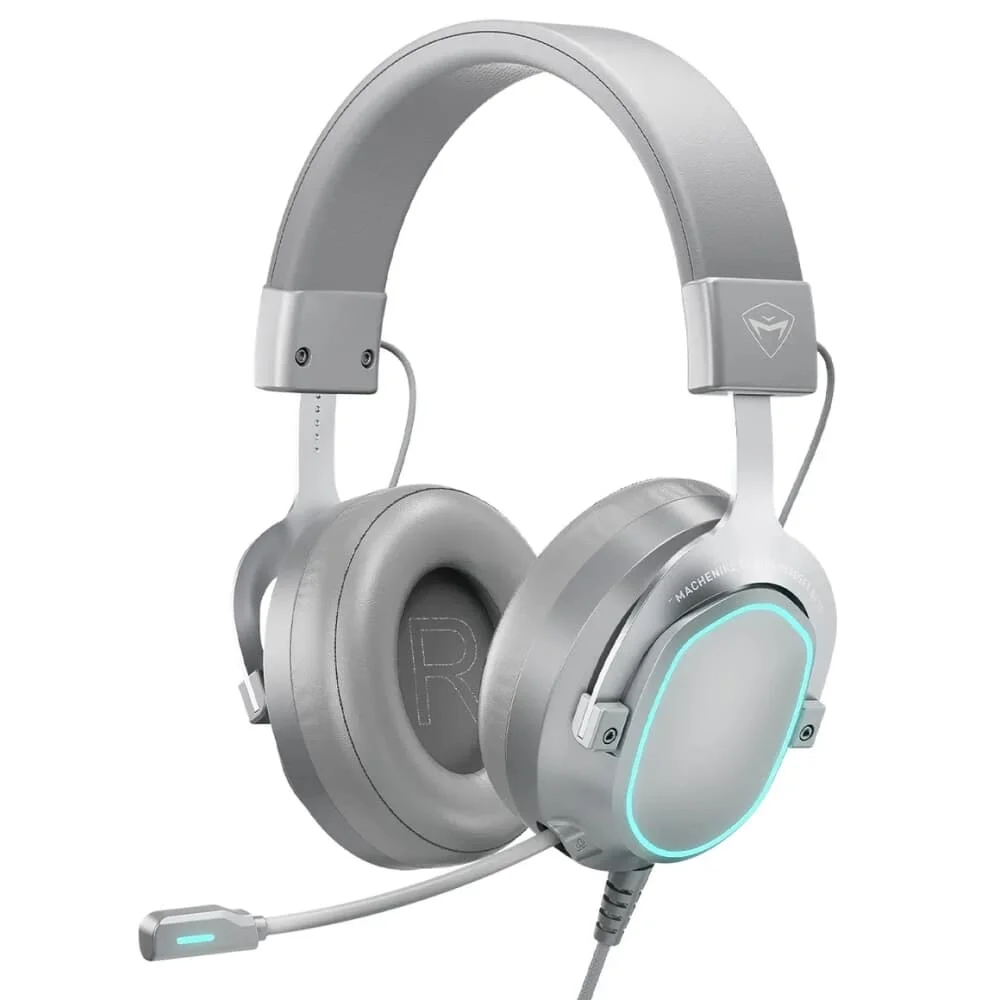 Headset Gamer Machenike GX30 7.1 Surround Driver 50mm Cinza JJ02G1001