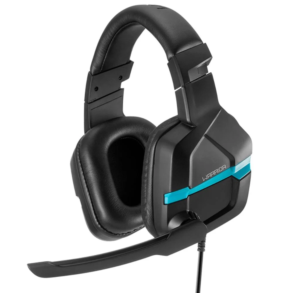 Headset Gamer Multi Warrior Askari P2 Compatível com PS4 Azul e Preto PH292