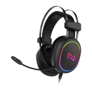 Headset Gamer Neologic NGX Dark com RGB Drivers 50mm USB Preto NGXDARK