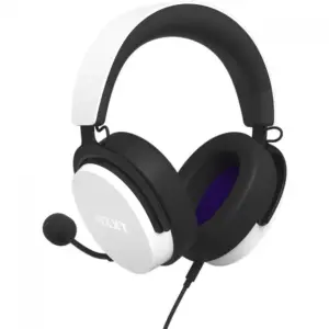 Headset Gamer NZXT Relay Drivers 40mm USB 3.5mm Branco e Preto AP-WCB40-W2