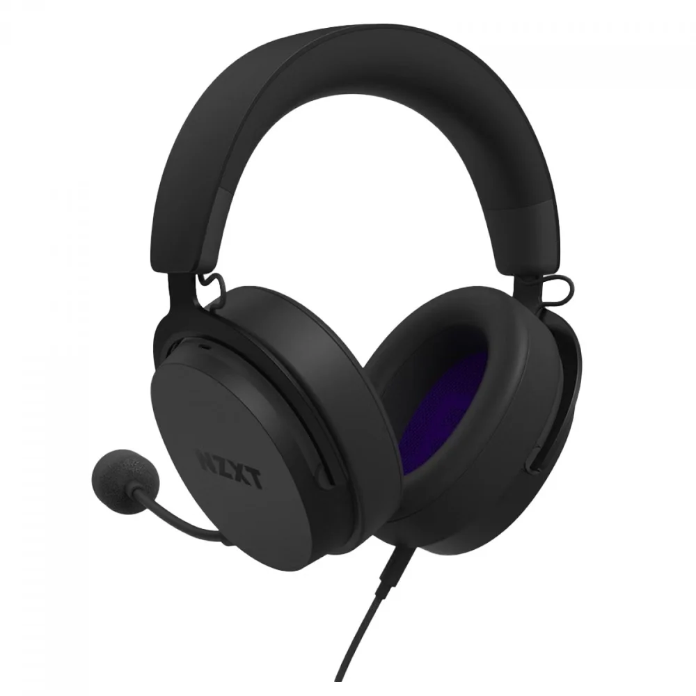 Headset Gamer NZXT Relay Drivers 40mm USB 3.5mm Preto AP-WCB40-B2