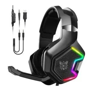 Headset Gamer Onikuma K10 Pro com Microfone USB P2 Compatível com PS4 Xbox One Celular e PC Headset Gamer Onikuma K10 Pro com Microfone USB P2 Compatível com PS4 Xbox One Celular e PC