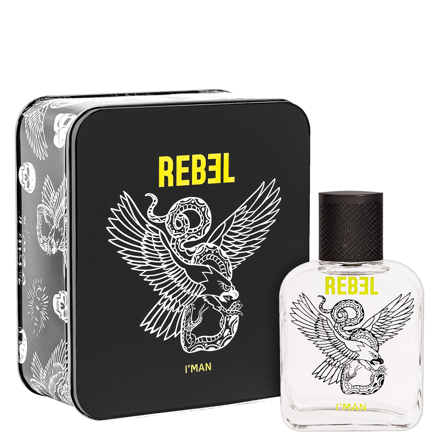 Perfume Masculino Deo Colônia Ciclo Cosméticos I’MAN Rebel 100ml