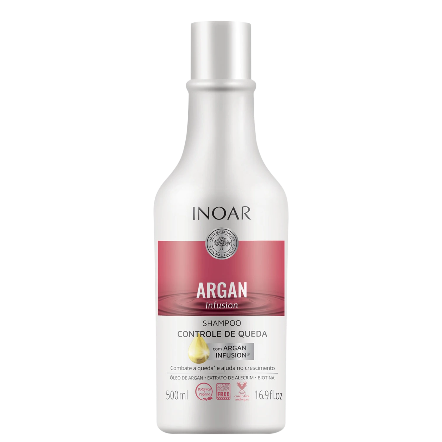 Shampoo Controle de Queda Inoar Argan Infusion 500ml