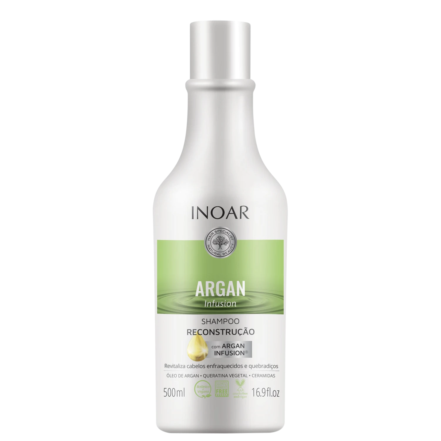 Shampoo Reconstrução Inoar Argan Infusion 500ml