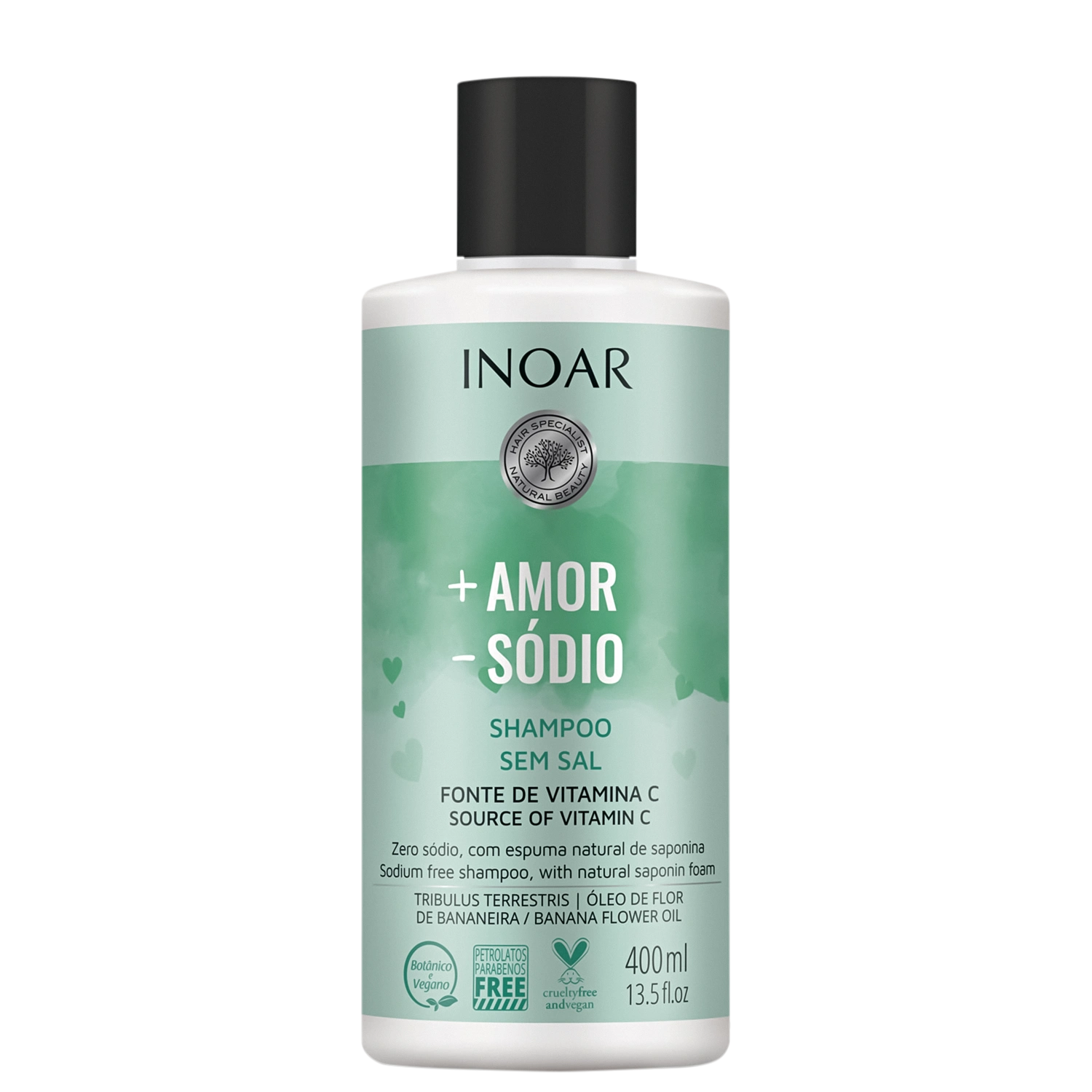 Shampoo Inoar Mais Amor Menos Sódio 400ml