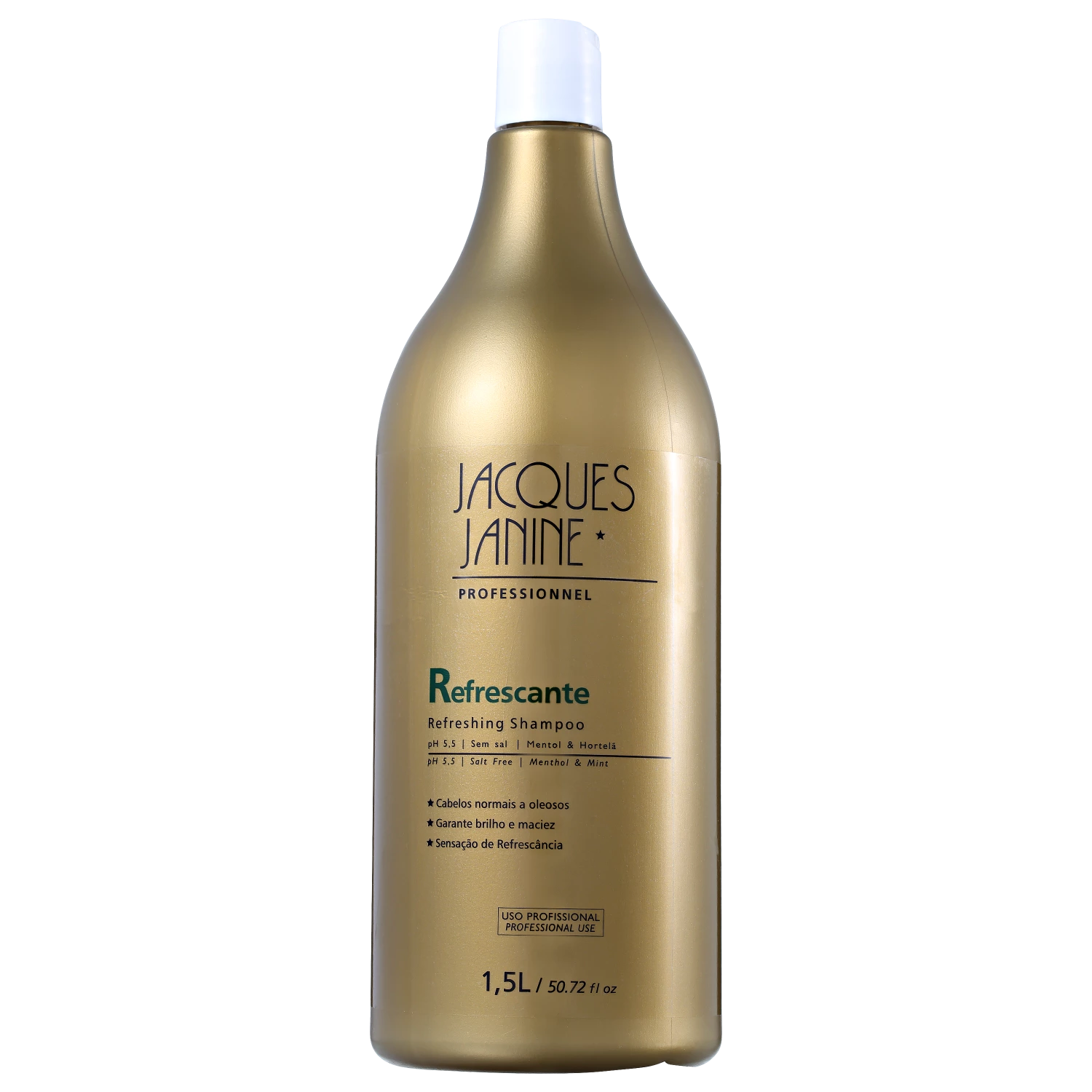 Shampoo sem Sal Jacques Janine Professionnel Refrescante 1500ml