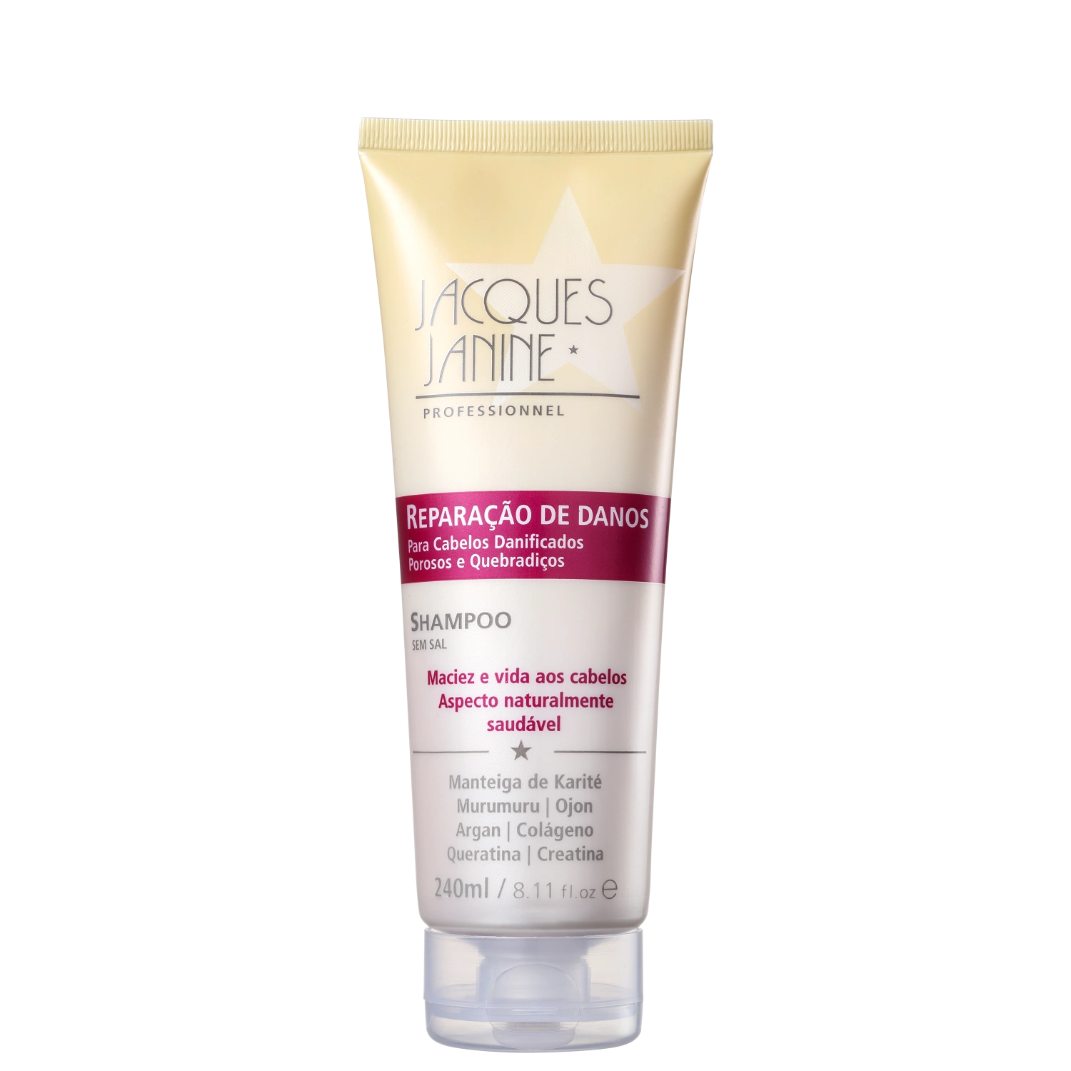 Shampoo Reparação de Danos Jacques Janine Professionnel 240ml