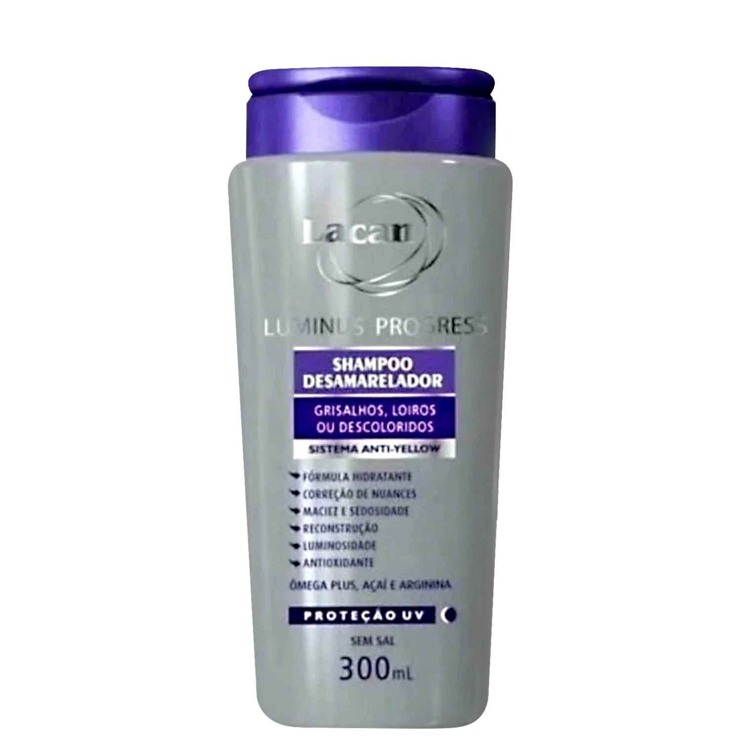 Shampoo Desamarelador Lacan Luminus Progress 300ml