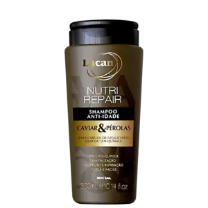 Shampoo Anti-idade Lacan Nutri Repair Caviar & Pérolas 300ml