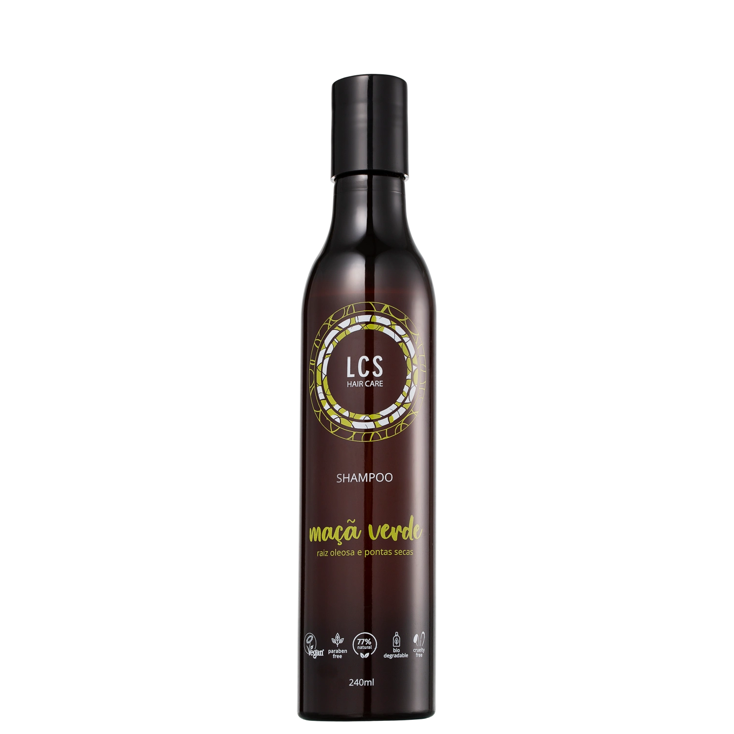 Shampoo LCS Hair Care Maçã Verde 240ml