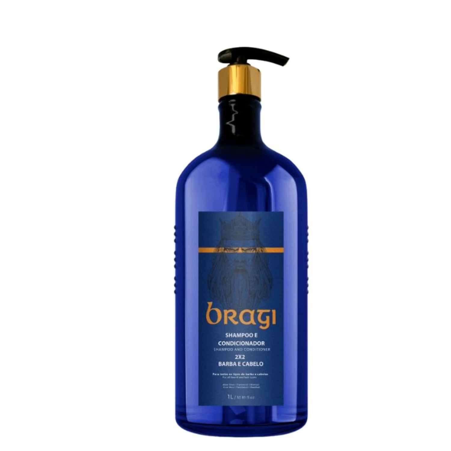 Shampoo Multifuncional LeKéfir Cosméticos Bragi For Men 1L