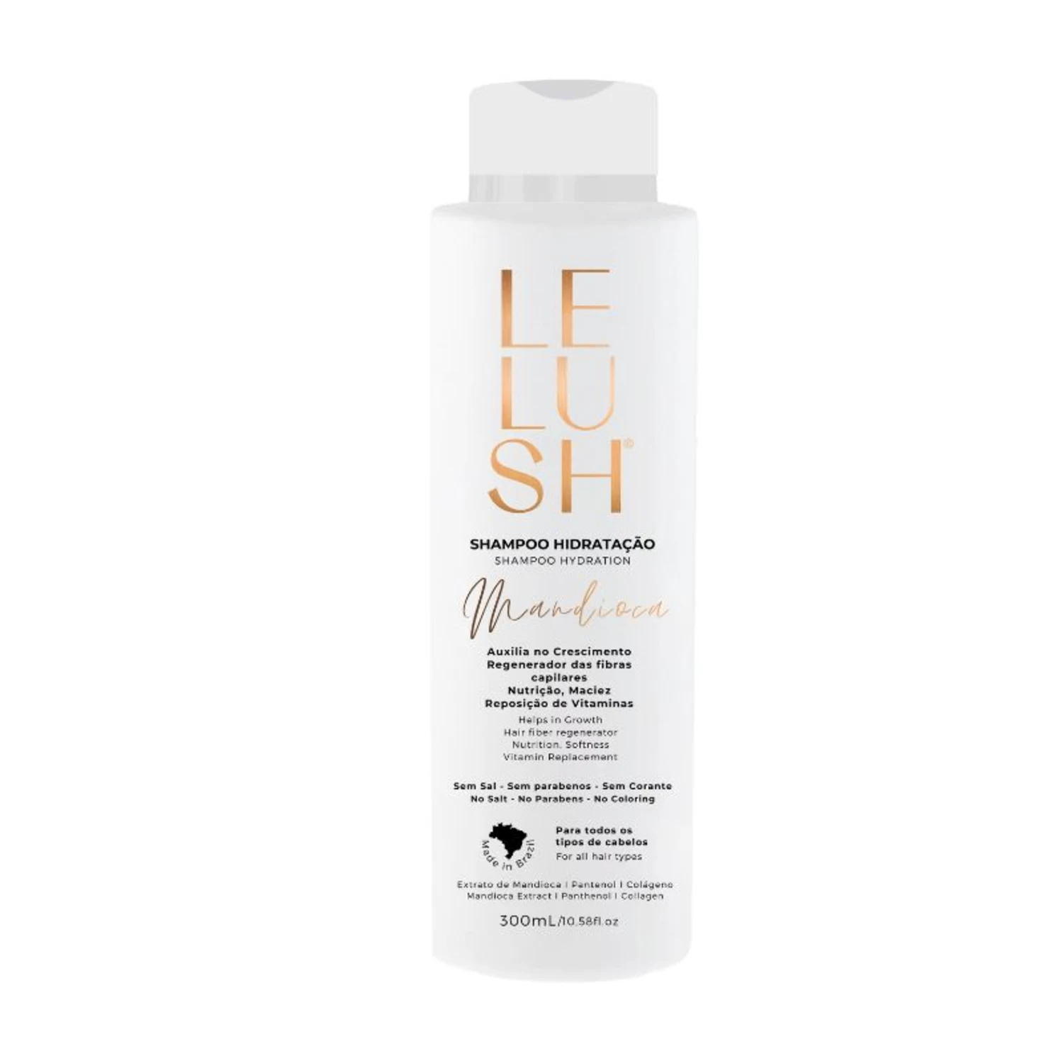 Shampoo LeKéfir Lelush Mandioca 300ml