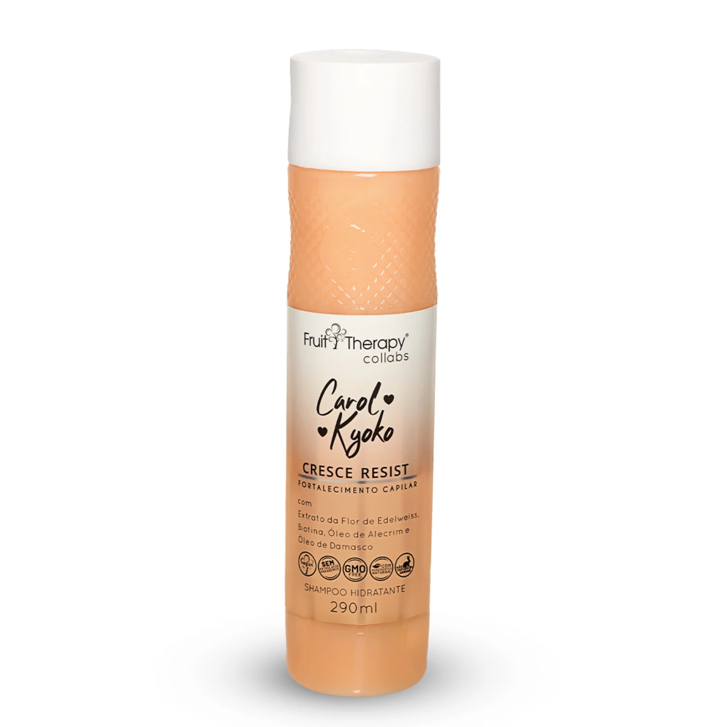 Shampoo Hidratante Left Cosméticos Fruit Therapy Collabs Carol Kyoko Cresce Resist 290ml