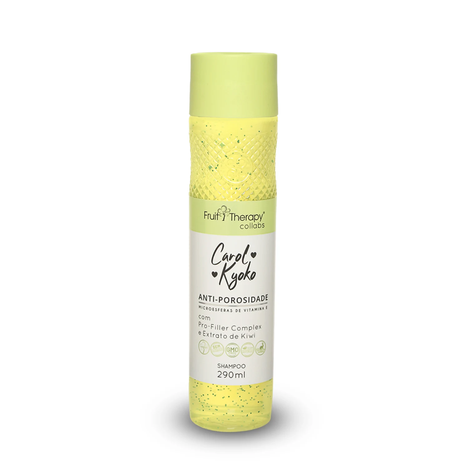 Shampoo Antiporosidade Left Cosméticos Fruit Therapy Collabs Carol Kyoko 290ml